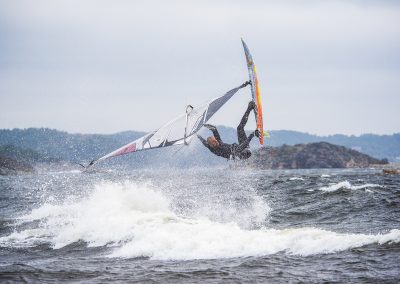 Windsurfers. Hasseltangen, Arendal. Norway.